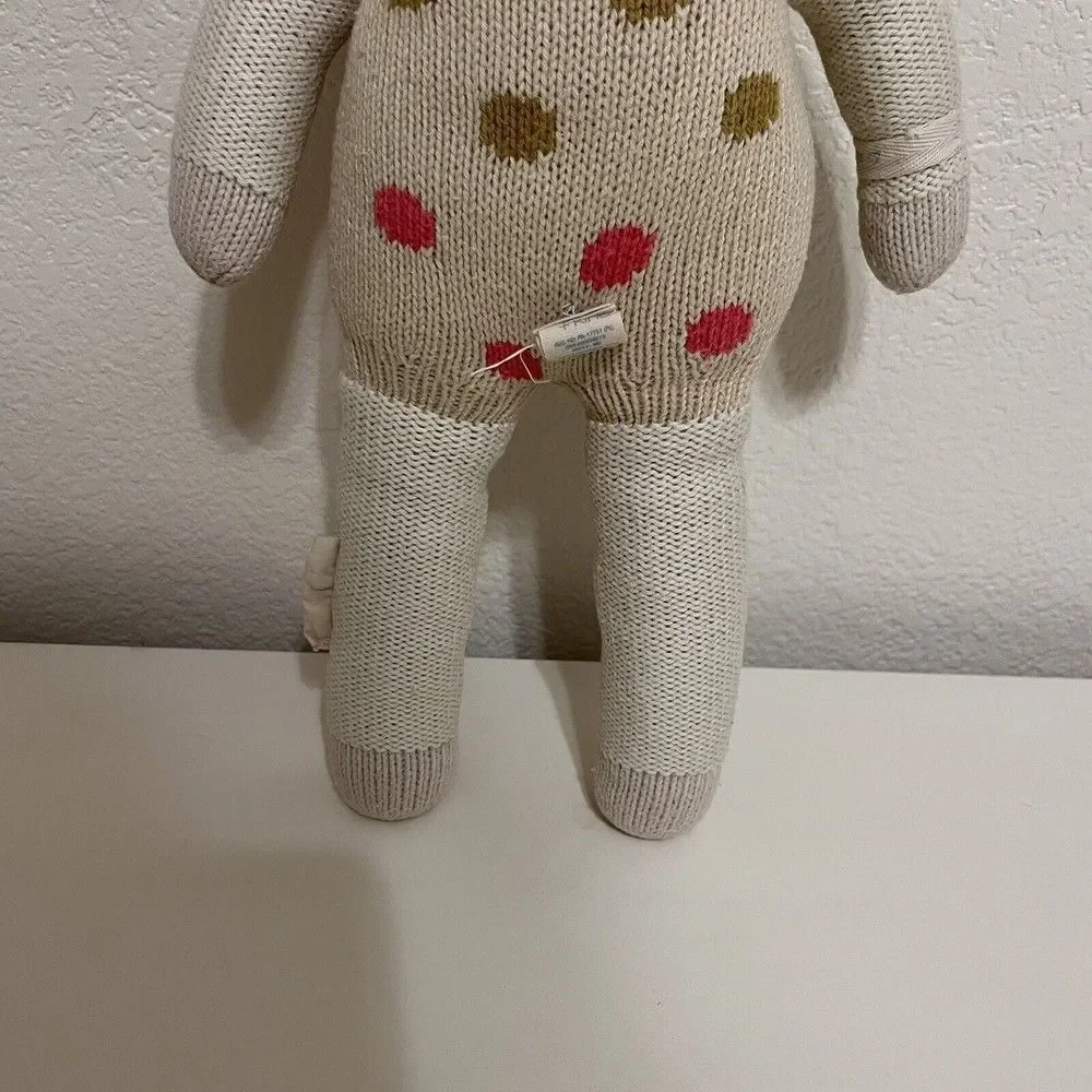 Cuddle + Kind Lucy the Lamb Plush Knit Handmade Doll Stuffed Animal 20